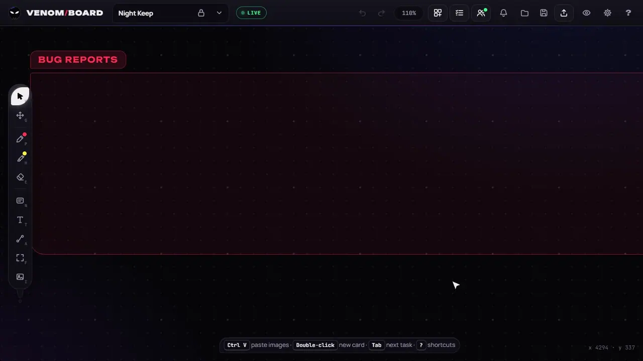 An in-game crash report arriving on the board, then a repeat adding a comment